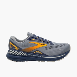 Chaussure de Marche Brooks Adrenaline GTS 23 Grise Bleu Orange Homme | LRE-1266966